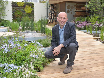 Nigel Dunnett on the finished garden