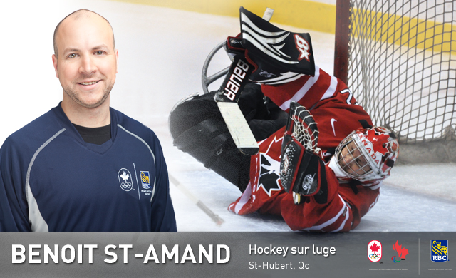 Benoit St-Amand : Hockey sur luge