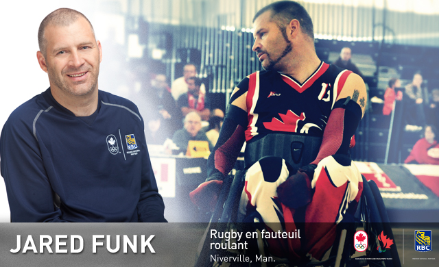Jared Funk : Rugby en fauteuil roulant