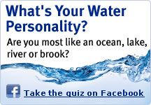 What's your water personality? Are you most like an ocean, lake, river or brook?