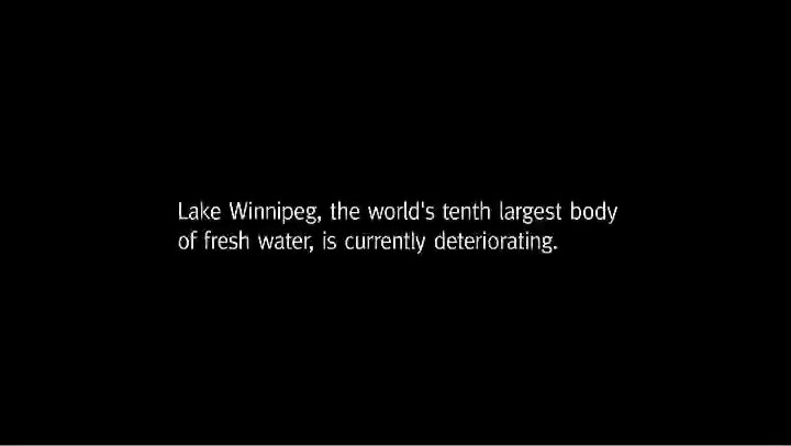 Video: Project 40 - Lake Winnipeg Research Consortium
