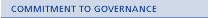Commitment to Governance