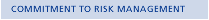 Commitment to Risk Management