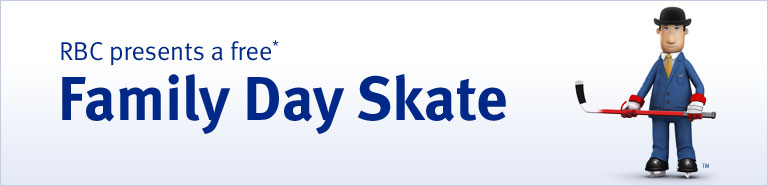 RBC Presents a free* Family Day Skate