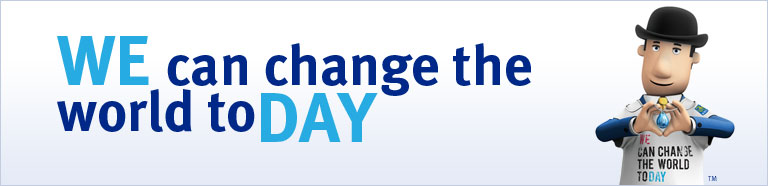 WE can change the world toDAY