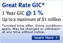 GIC Rate Sale
