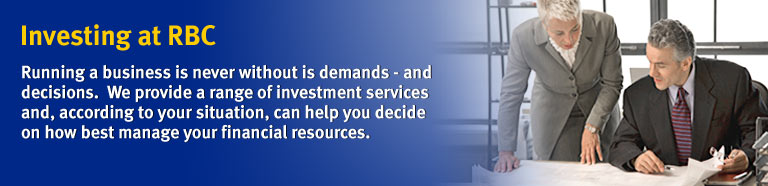 Running a business is never without is demands &ndash; and decisions. We provide a range of invetment services and, according to your situation, can help you decide on how best manage your financial resources.