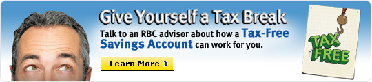 Give Yourself a Tax Break. Talk to an RBC advisor about how a Tax-Free Savings Account can work for you. Learn More.