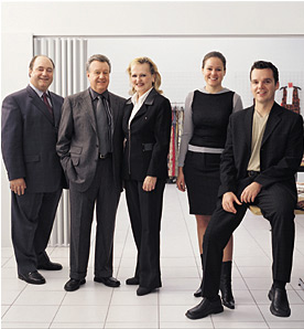 Tony D’Alessio, RBC Banque Royale, accompagné de Réal, Marie-Claire, Stéphanie et Martin Lafrance, boutiques Marie Claire