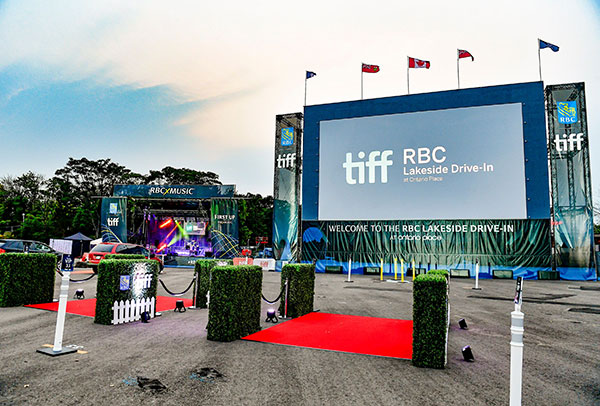 RBC will work alongside TIFF, bringing back fan favourite programs such as the RBC Lakeside Drive-In at Ontario Place