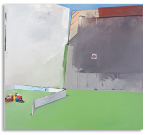 Restants, l'oeuvre de Alexis Lavoie, de Montréal, a remporté le premier prix au Concours de peintures canadiennes de RBC.