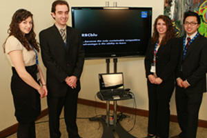 2009/10 finalist, Team Dragonfly (Richard Ivey School of Business), present their proposal