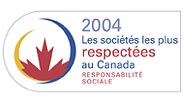 La soci�t� la plus respect�e au Canada - 2004