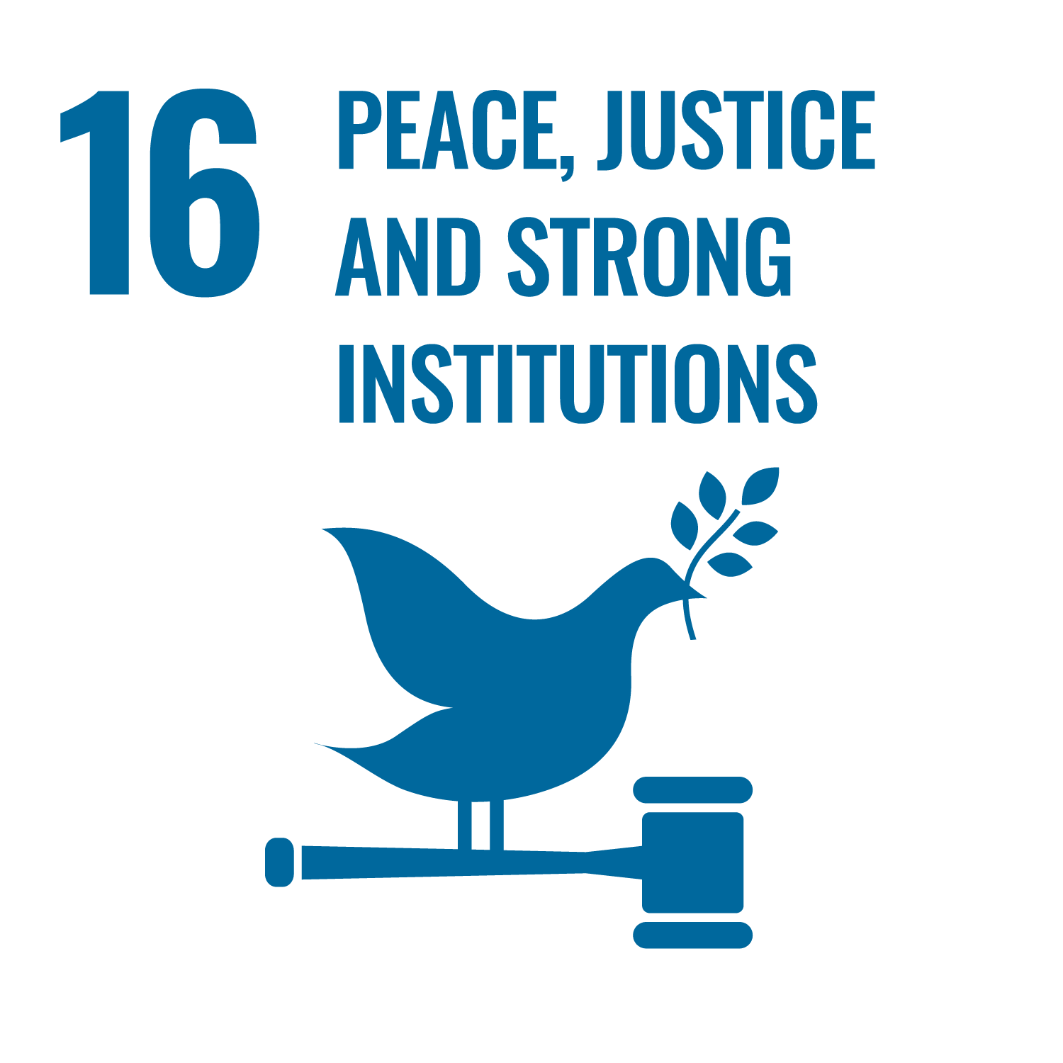 16 PEACE, JUSTICE AND STRONG INSTITUTIONS