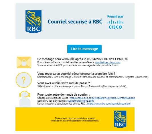 sample secure email
