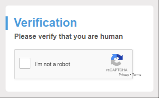 captcha confirm i'm not a robot screenshot