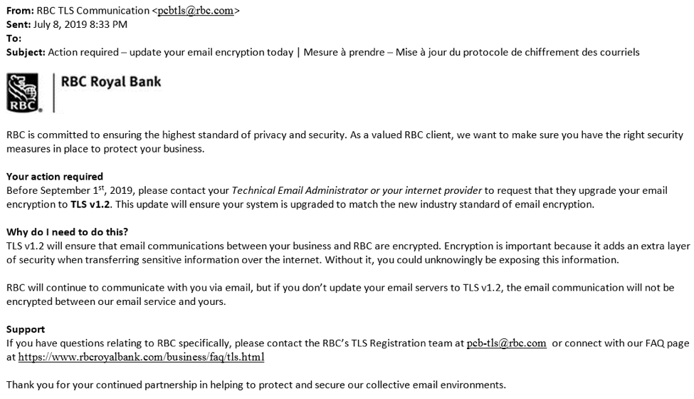 rbc scam security alerts cyber email should