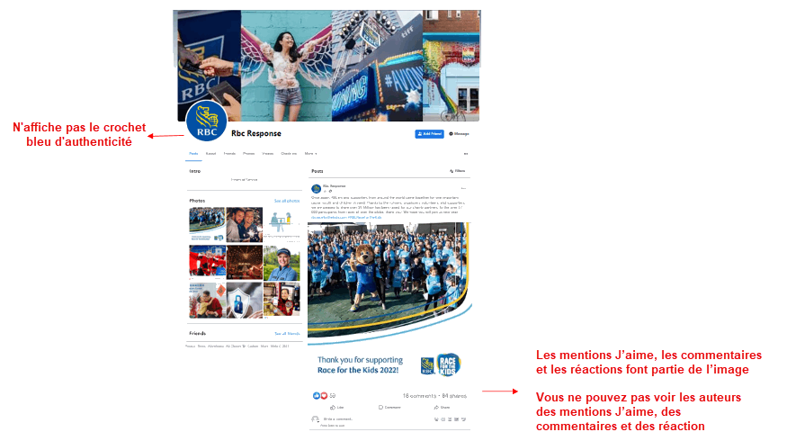 Facebook Official Page Reference