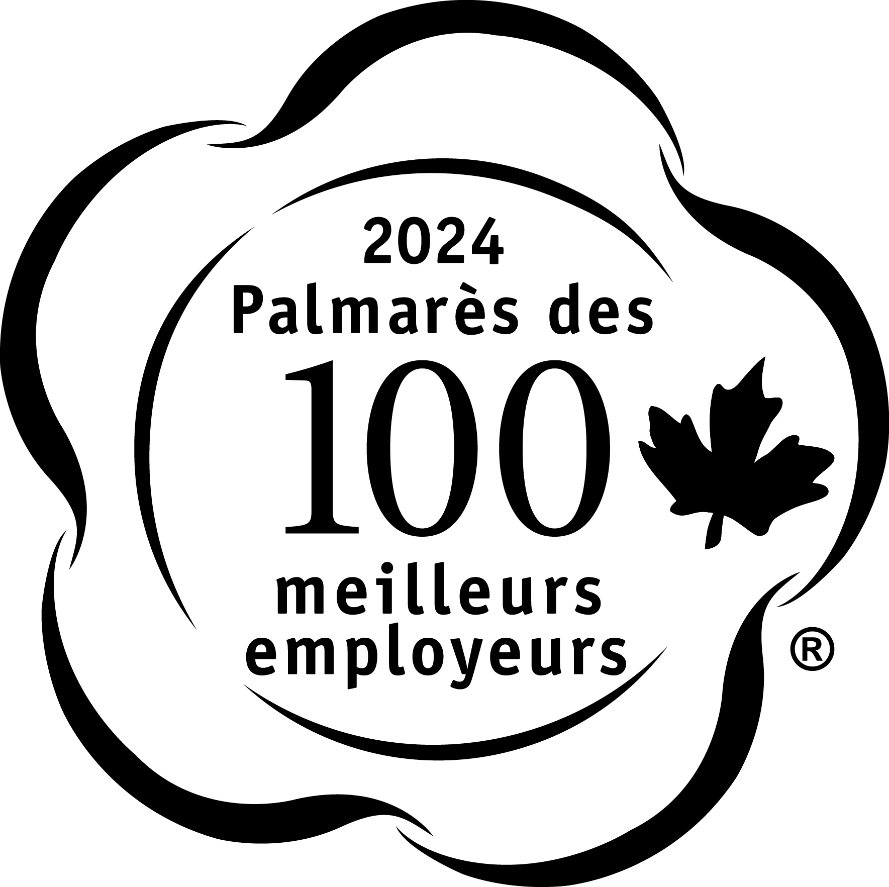 Palmarès des 100 meilleurs employeurs du Canada en 2021. Logo.