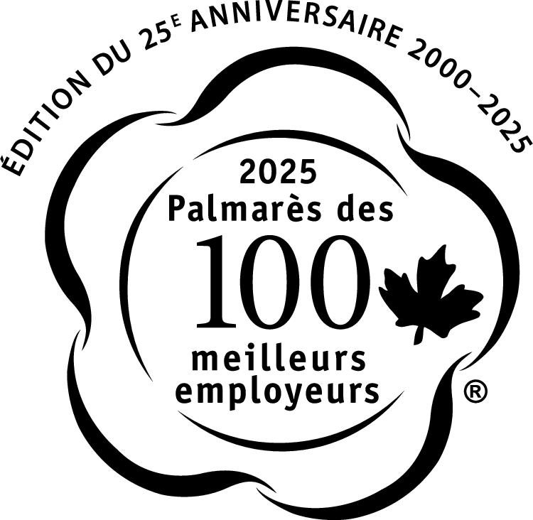 Palmarès des 100 meilleurs employeurs du Canada en 2021. Logo.