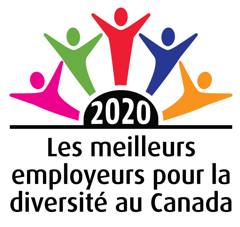 Meilleurs employeurs pour la diversité au Canada 2020 Logo.