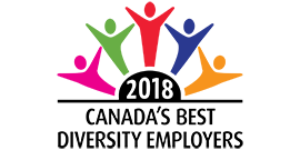 2018 Canada's Best Diversity Employers. Logo.