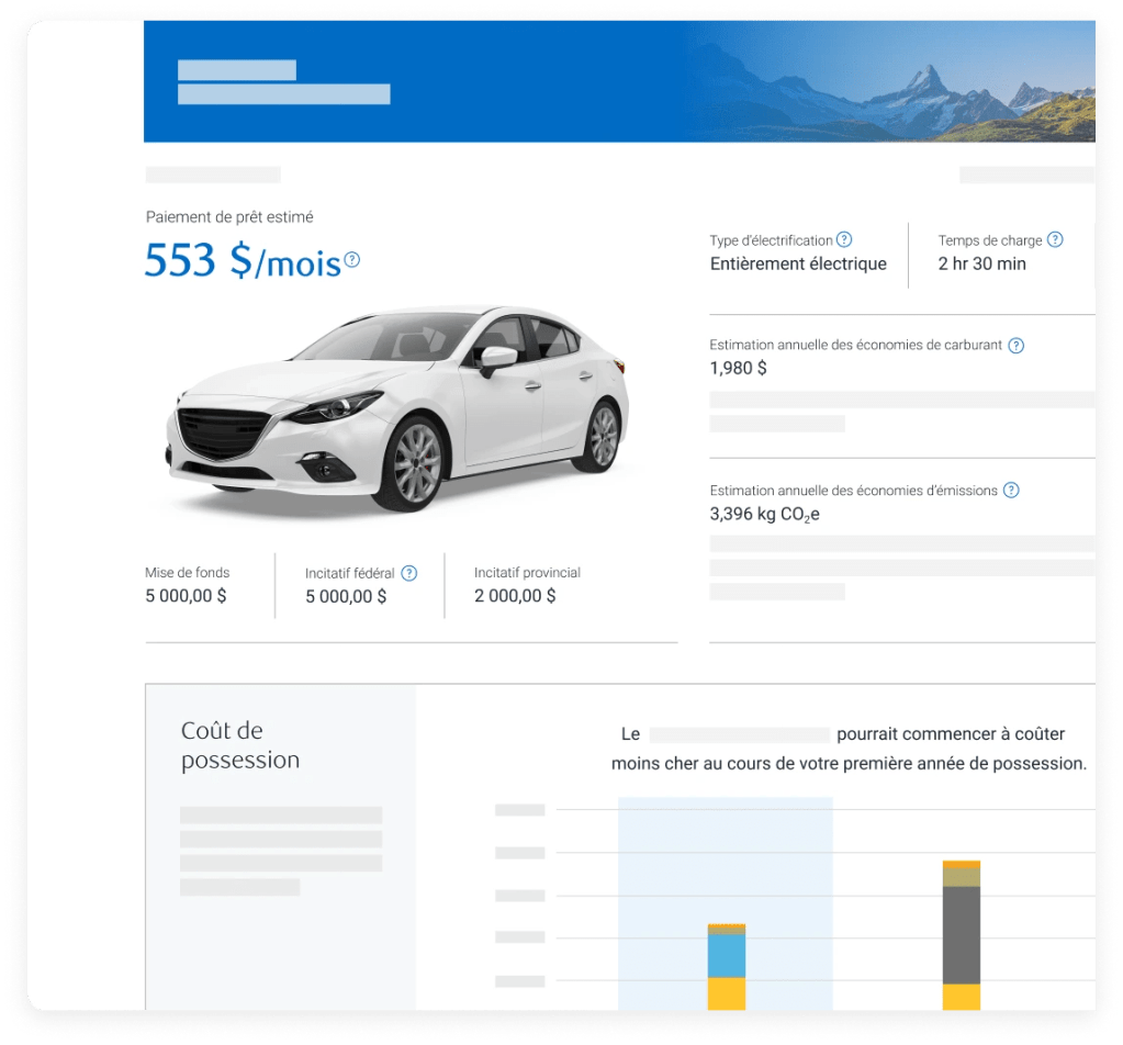 Calculatrice du coût d’une voiture électrique