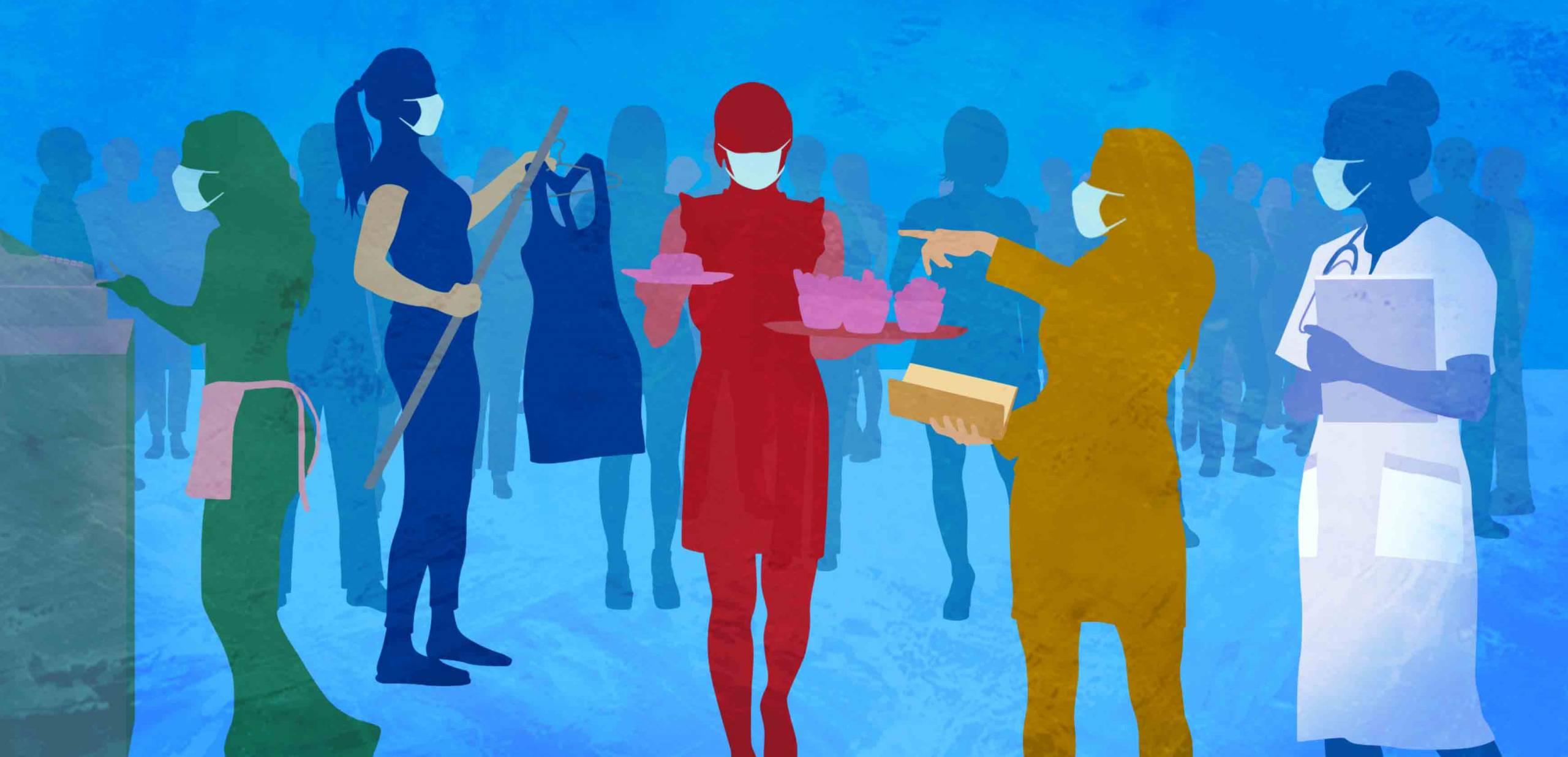 La pandémie menace des décennies de progression des femmes au sein de la population active