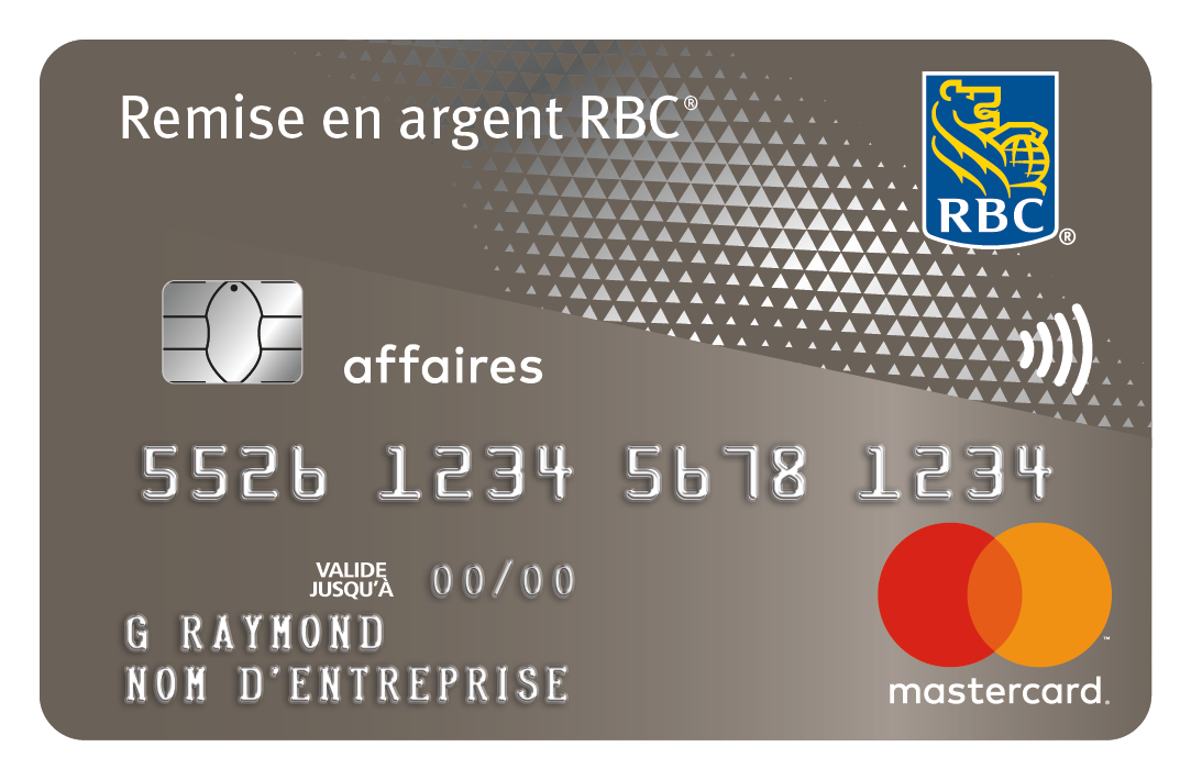 Carte Remise en argent Affaires Mastercard RBC