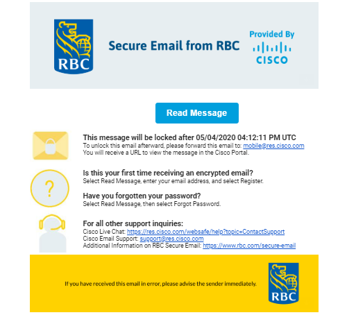 Secure Email Rbc